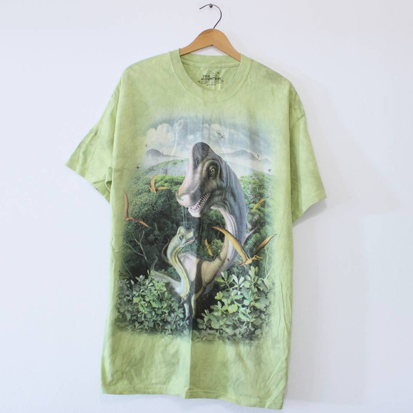 The Mountain Other - The Mountain Tie Dye Dinosaur T Shirt XL